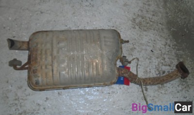 Задняя часть глушителя от Hyundai Elantra XD 2000-2010 - купить Твердилово