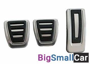 Накладки на педали Golf VII мат нерж. сталь c мкп