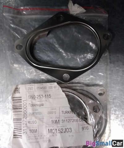 Прокладка выпускного коллектора Tiguan 2017