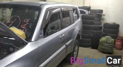 Бампер передний Mitsubishi pajero 4