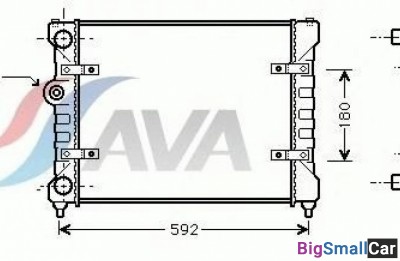 Радиатор охлаждения AVA quality cooling ST2023 Радиатор охлаждения AVA quality cooling ST2023