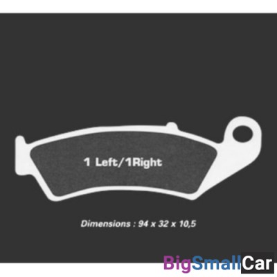 Тормозные колодки Nissin 2P-217NS