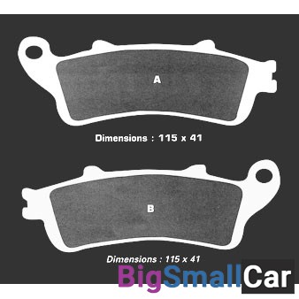 Тормозные колодки Nissin 2P-250NS