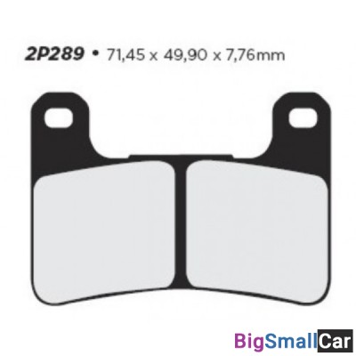 Тормозные колодки Nissin 2P-289ST