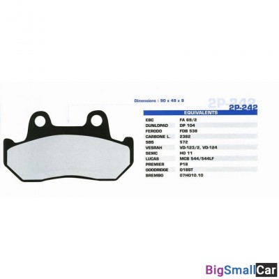 Тормозные колодки Nissin 2P-310NS