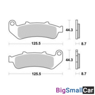 Тормозные колодки, передние Sinter / SBS 685HS