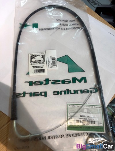 Трос возврата газа Kawasaki ZZR400 1990-1993 54012-1395