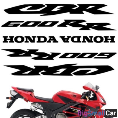Наклейки CRAZY IRON HONDA CBR600RR black 07080