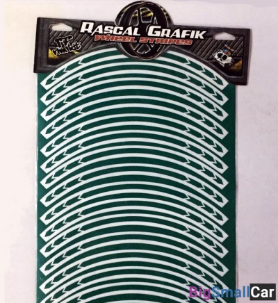 Наклейка на диск RASCAL GRAFIK green 488435