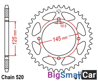 Звезда ведомая JT JTR857.46