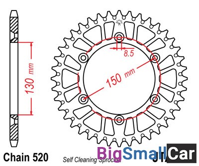 Звезда ведомая JT JTA251.50