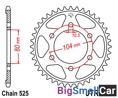 Звезда ведомая JT JTR1489.43 - купить Твердилово