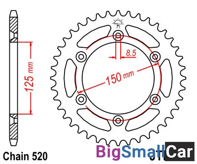 Звезда ведомая JT JTR897.42 - купить Твердилово