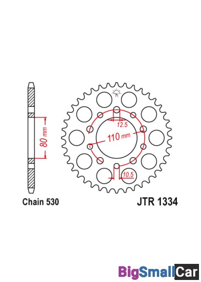 Звезда ведомая JT JTR1334.39 - купить Твердилово