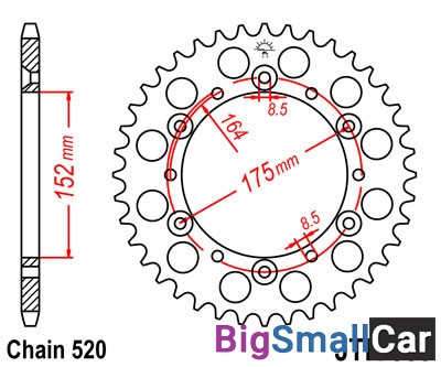 Звезда ведомая JT JTR853.43 - купить Твердилово
