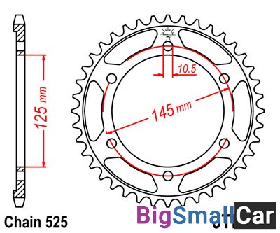 Звезда ведомая JT JTR867.42 - купить Твердилово