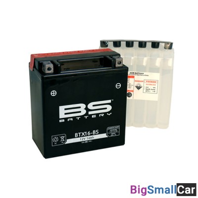 АКБ BS-Battery BTX16-BS (YTX16-BS) 19385