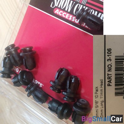 Клипсы SHOW CHROME 3-106