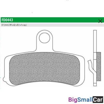 Тормозные колодки New Fren FD0443SH