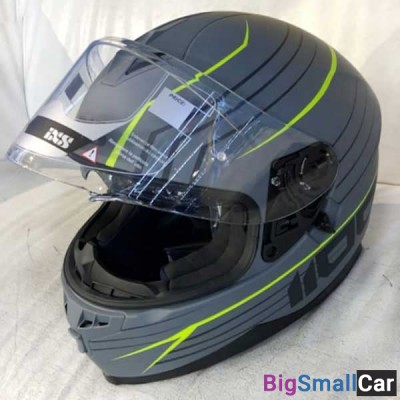 Шлем IXS HX1100 2.1 grey/matt/yellow S X14075-M95-S