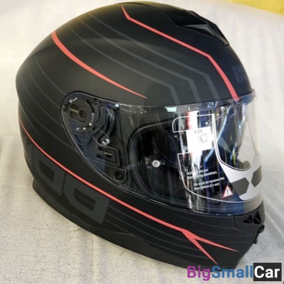 Шлем IXS HX1100 2.1 blk/matt/red S X14075-M32-S