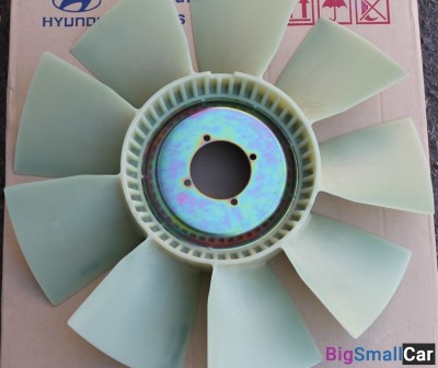 Крыльчатка вентилятора Hyundai HD120 0K87T15141A