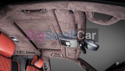 Перетяжка салона Volvo S60 R кожей и алькантарой