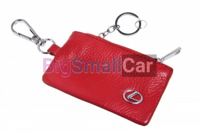 Чехол Для Ключей Lexus Универсальный, Кожаный С Металическим Значком, Красный bgt956 - купить Твердилово