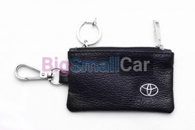 Чехол Для Ключей Toyota Универсальный, Кожаный С Металическим Значком, Черный bgt957 - купить Твердилово
