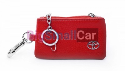 Чехол Для Ключей Toyota Универсальный, Кожаный С Металическим Значком, Красный bgt958 - купить Твердилово