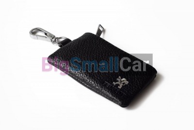Чехол Для Ключей Peugeot Универсальный, Кожаный С Металическим Значком, Черный bgt982 - купить Твердилово