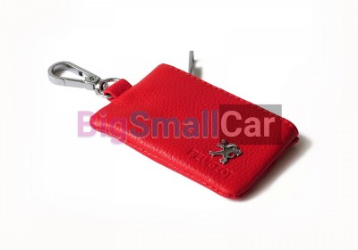 Чехол Для Ключей Peugeot Универсальный, Кожаный С Металическим Значком, Красный bgt983 - купить Твердилово