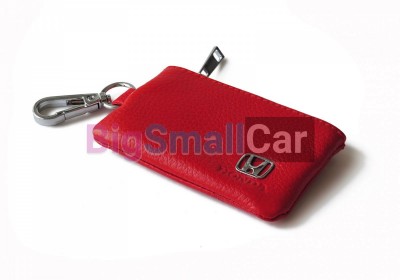 Чехол Для Ключей Honda Универсальный, Кожаный С Металическим Значком, Красный bgt991 - купить Твердилово