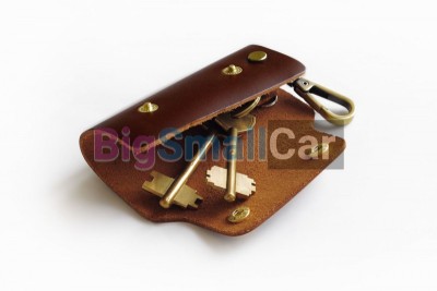 Чехол Для Ключей Bmw Универсальный, Кожаный, Темно-Коричневый bgt1007 - купить Твердилово