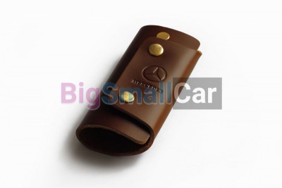 Чехол Для Ключей Mercedes Универсальный, Кожаный, Темно-Коричневый bgt1011 - купить Твердилово