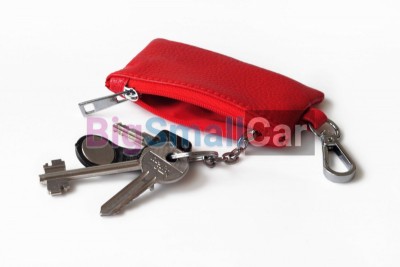 Чехол Для Ключей Volkswagen Универсальный, Кожаный С Металическим Значком, Красный bgt1024 - купить Твердилово