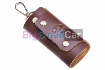 Чехол Для Ключей Hyundai Универсальный, Кожаный, Темно-Коричневый bgt1065 - купить Твердилово