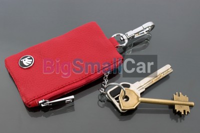 Чехол Для Ключей Skoda Универсальный, Кожаный С Металическим Значком, Красный bgt1076 - купить Твердилово