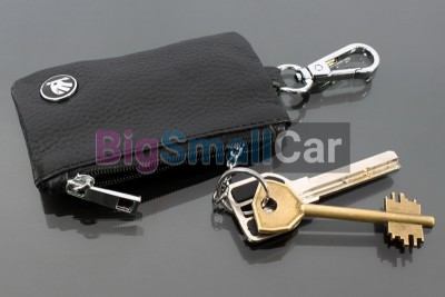 Чехол Для Ключей Skoda Универсальный, Кожаный С Металическим Значком, Черный bgt1077 - купить Твердилово