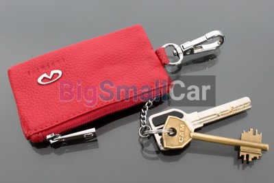 Чехол Для Ключей Infiniti Универсальный, Кожаный С Металическим Значком, Красный bgt1078 - купить Твердилово