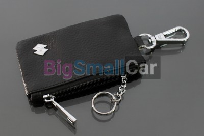 Чехол Для Ключей Suzuki Универсальный, Кожаный С Металическим Значком, Черный bgt1089 - купить Твердилово
